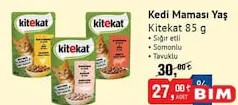 KİTEKAT KEDİ MAMASI YAŞ 85 G fiyat ve kampanya bilgisi